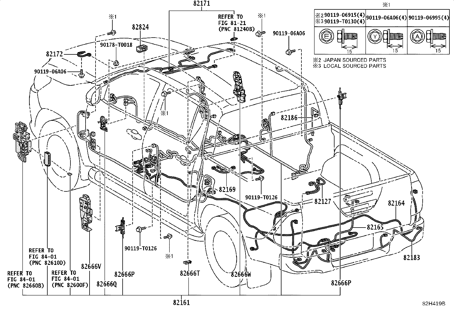 82142-KKD80 WIRE, INSTRUMENT PANEL, NO.2 product image