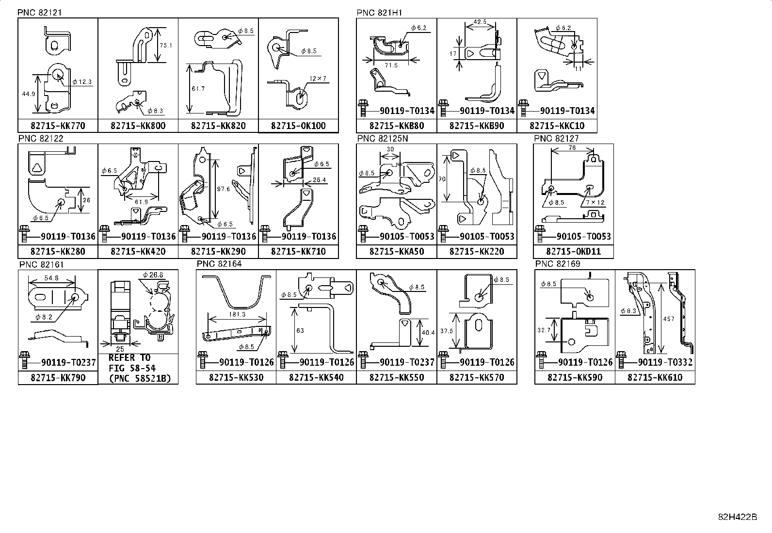 82142-KKD80 WIRE, INSTRUMENT PANEL, NO.2 product image