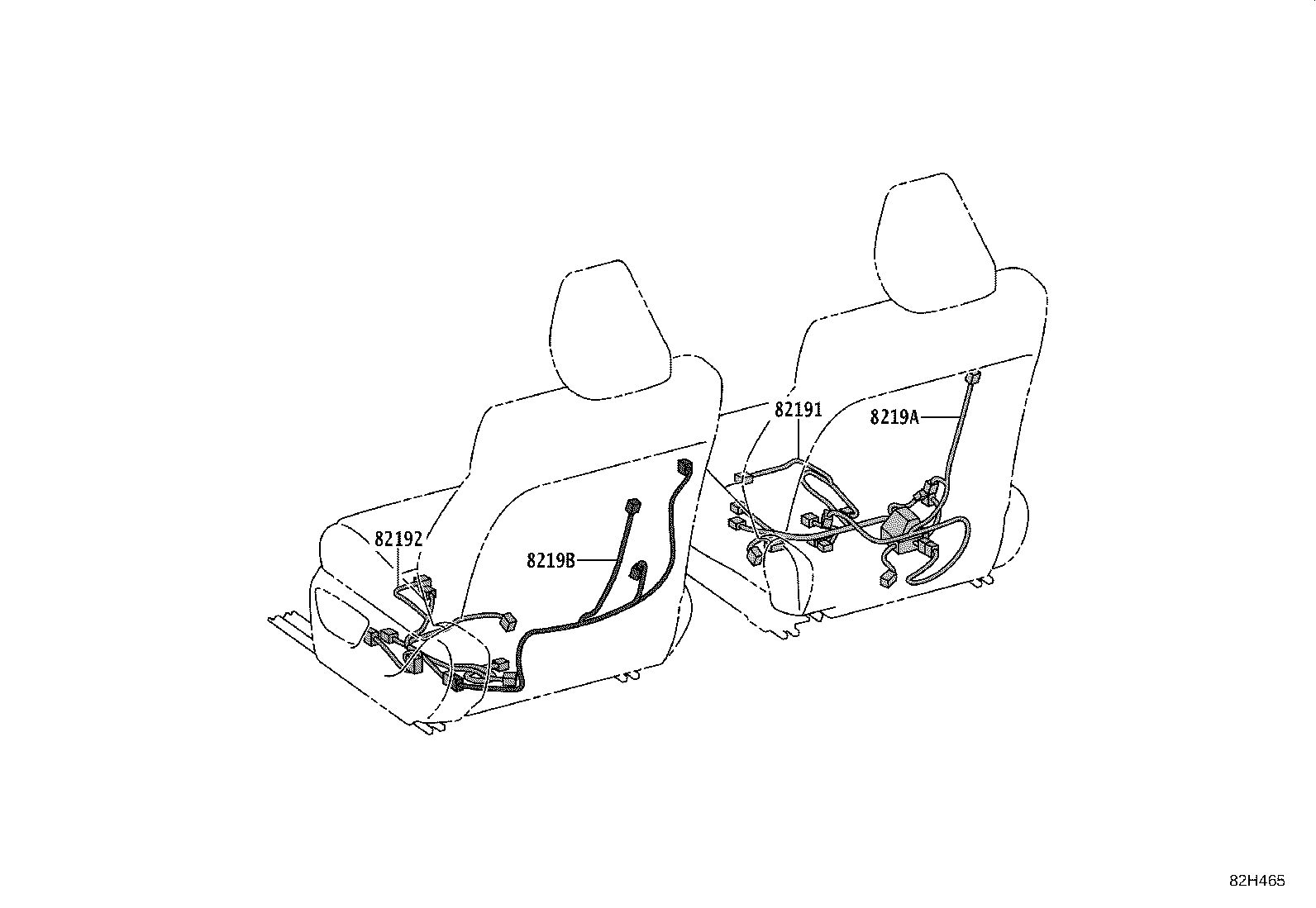 82712-42100 SUPPORT, WIRING HARNESS product image