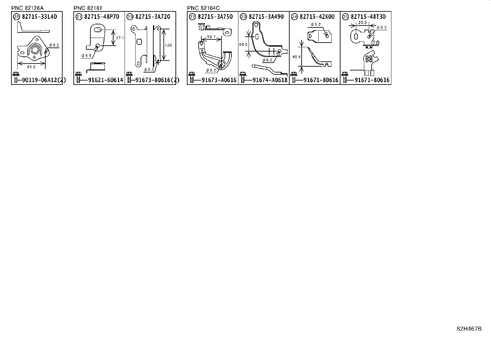 82153-30C30 WIRE, REAR DOOR, NO.1 product image
