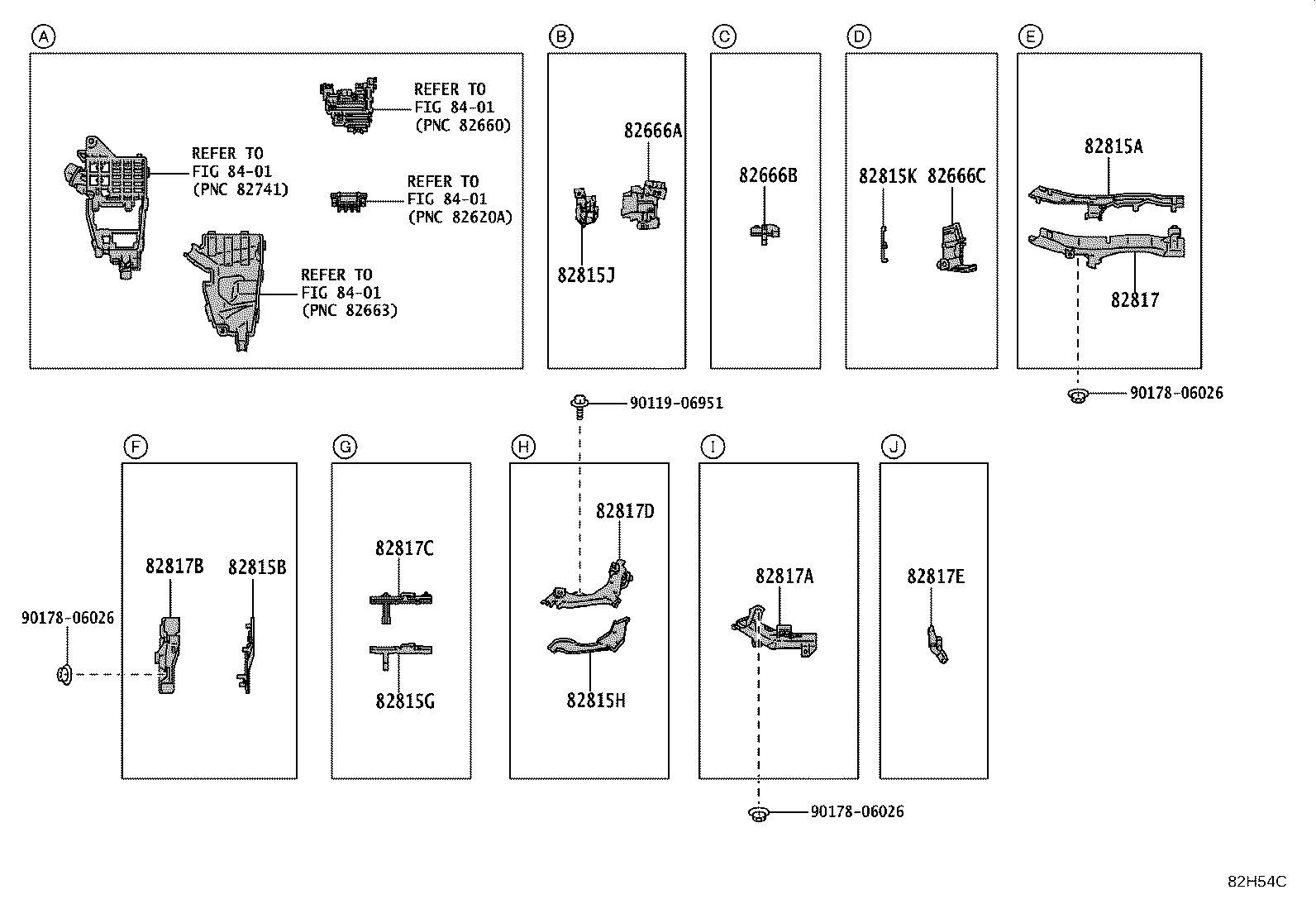 82817-V1300 PROTECTOR, WIRING HARNESS, NO.2 product image