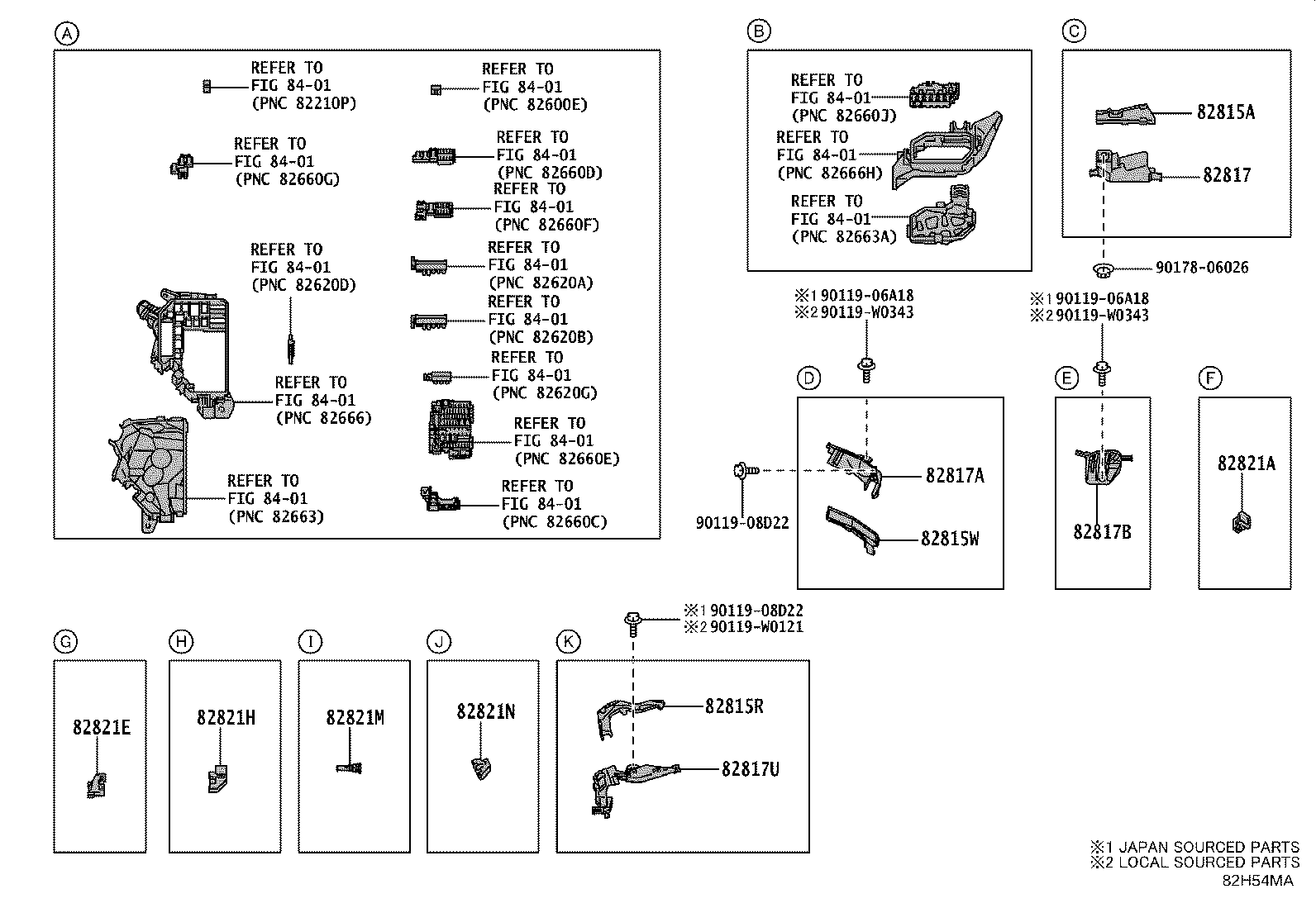 82817-F4590 PROTECTOR, WIRING HARNESS, NO.2 product image