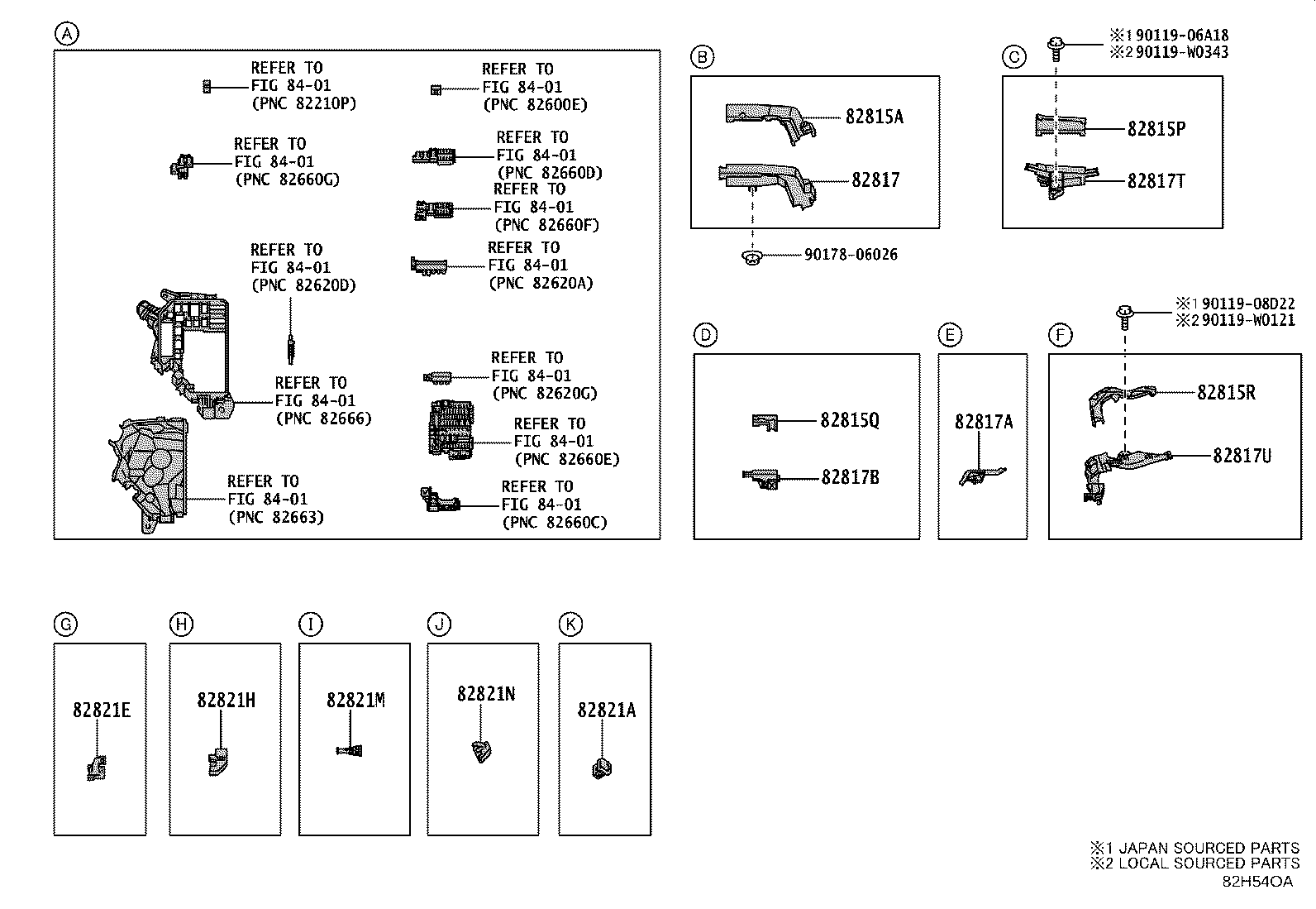 82817-F4590 PROTECTOR, WIRING HARNESS, NO.2 product image