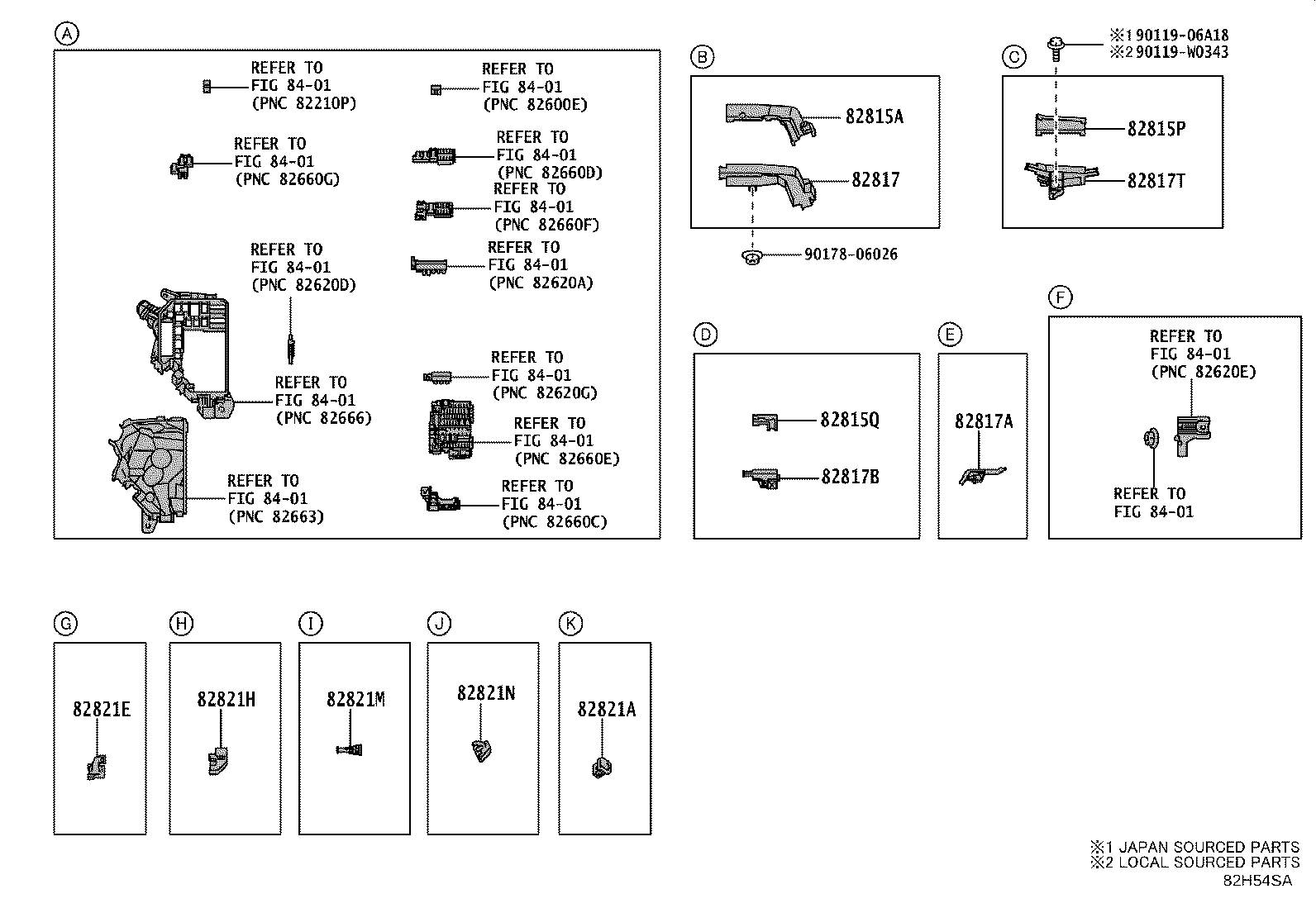 82817-F4590 PROTECTOR, WIRING HARNESS, NO.2 product image