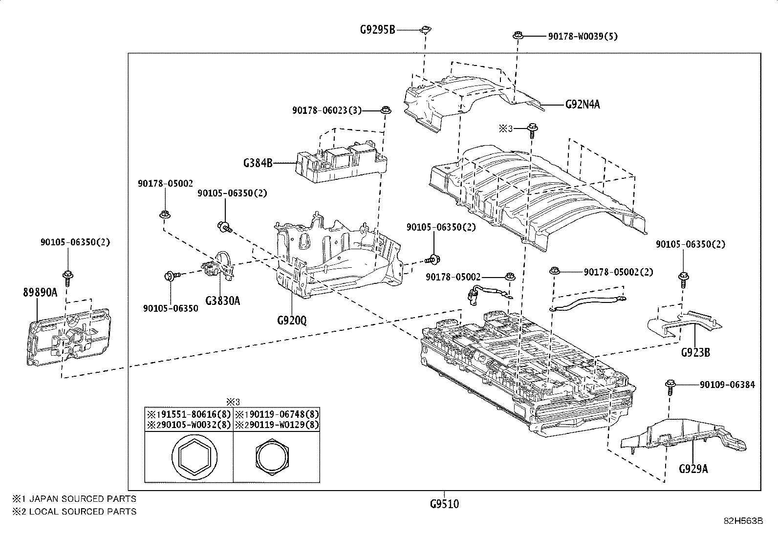 89890-10030 COMPUTER ASSY, BATTERY product image