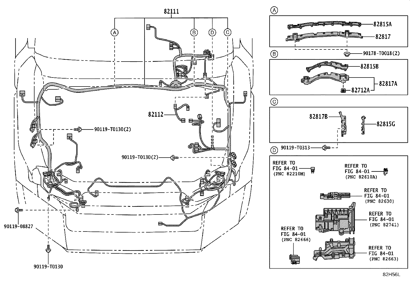 82142-KKD40 WIRE, INSTRUMENT PANEL, NO.2 product image