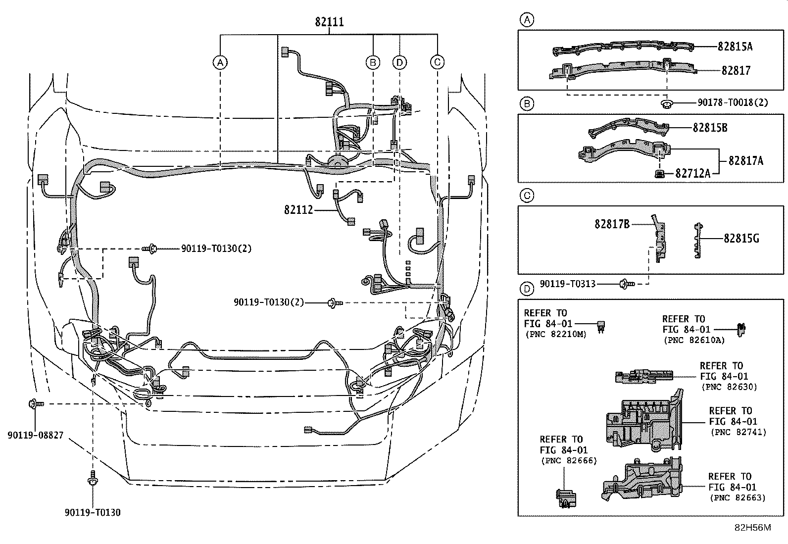 82142-KKD40 WIRE, INSTRUMENT PANEL, NO.2 product image