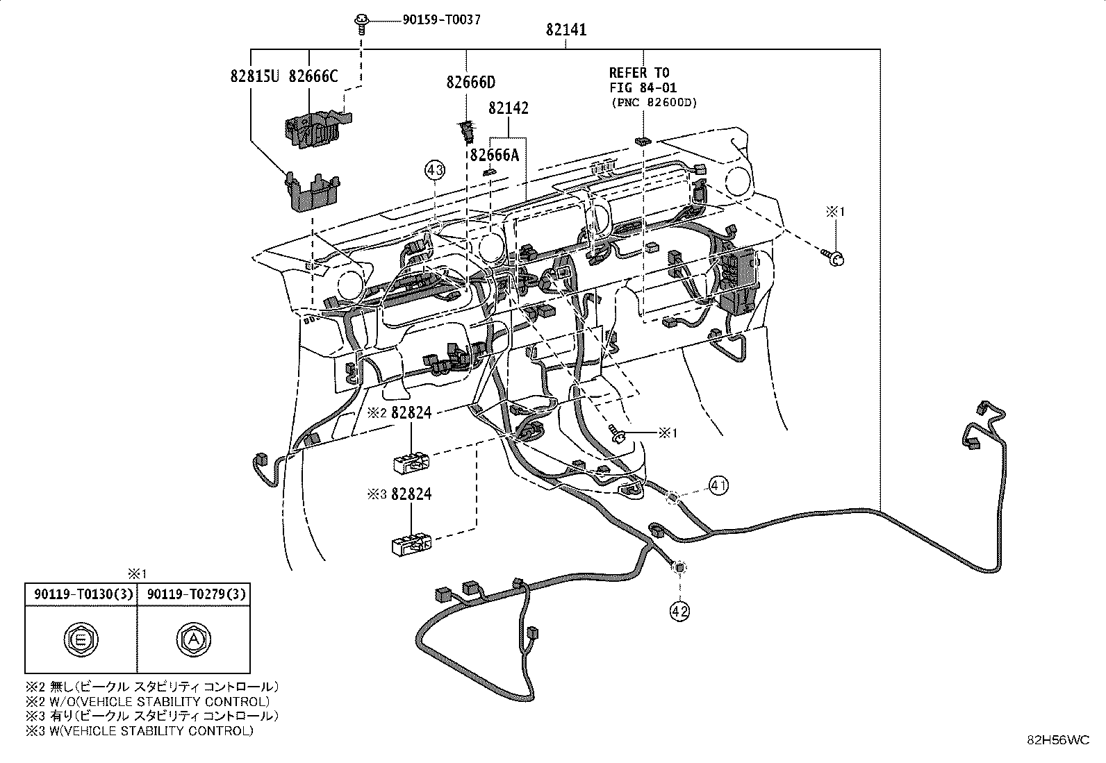 82142-KKD40 WIRE, INSTRUMENT PANEL, NO.2 product image