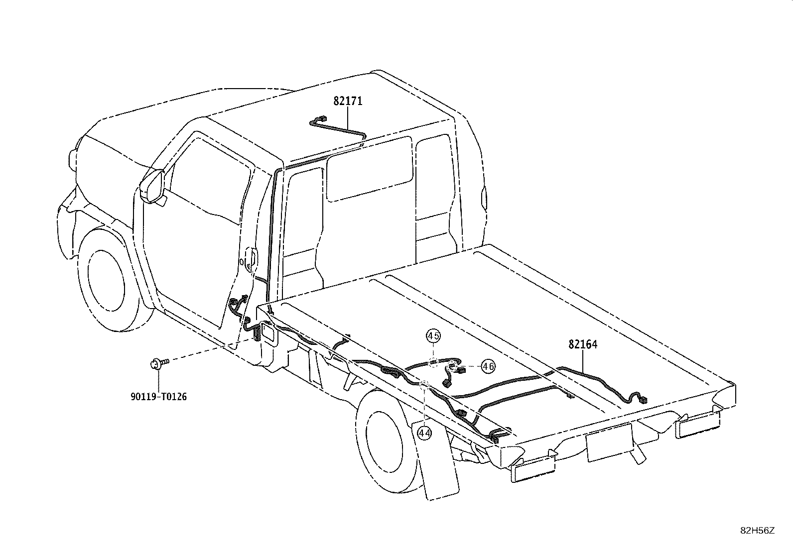 82142-KKD40 WIRE, INSTRUMENT PANEL, NO.2 product image