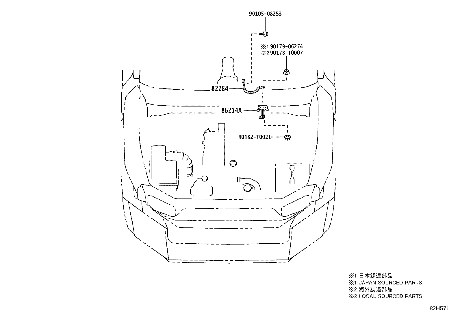 82142-KKD40 WIRE, INSTRUMENT PANEL, NO.2 product image