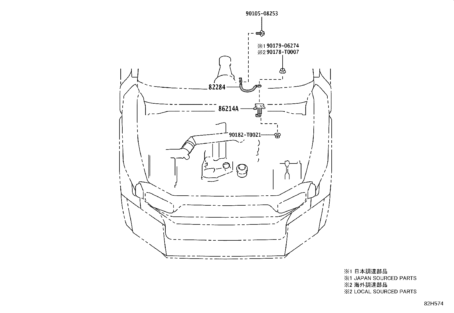 82142-KKD40 WIRE, INSTRUMENT PANEL, NO.2 product image