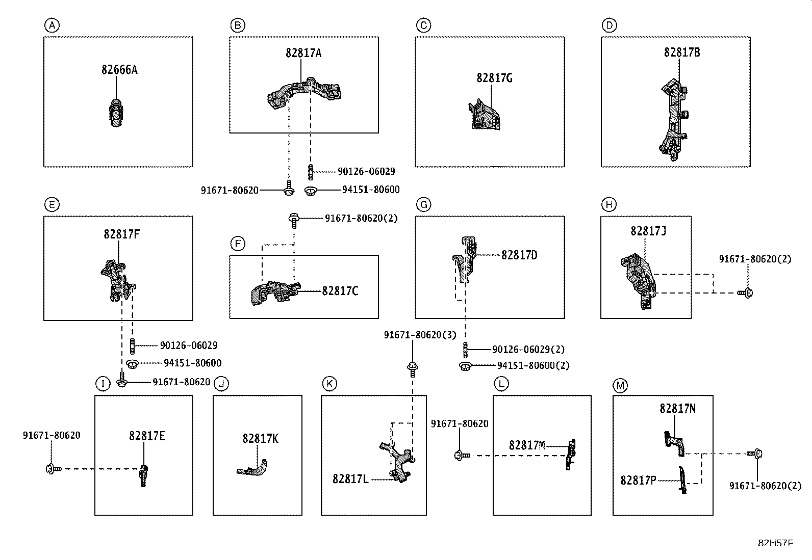 82817-3AS30 PROTECTOR, WIRING HARNESS, NO.4 product image