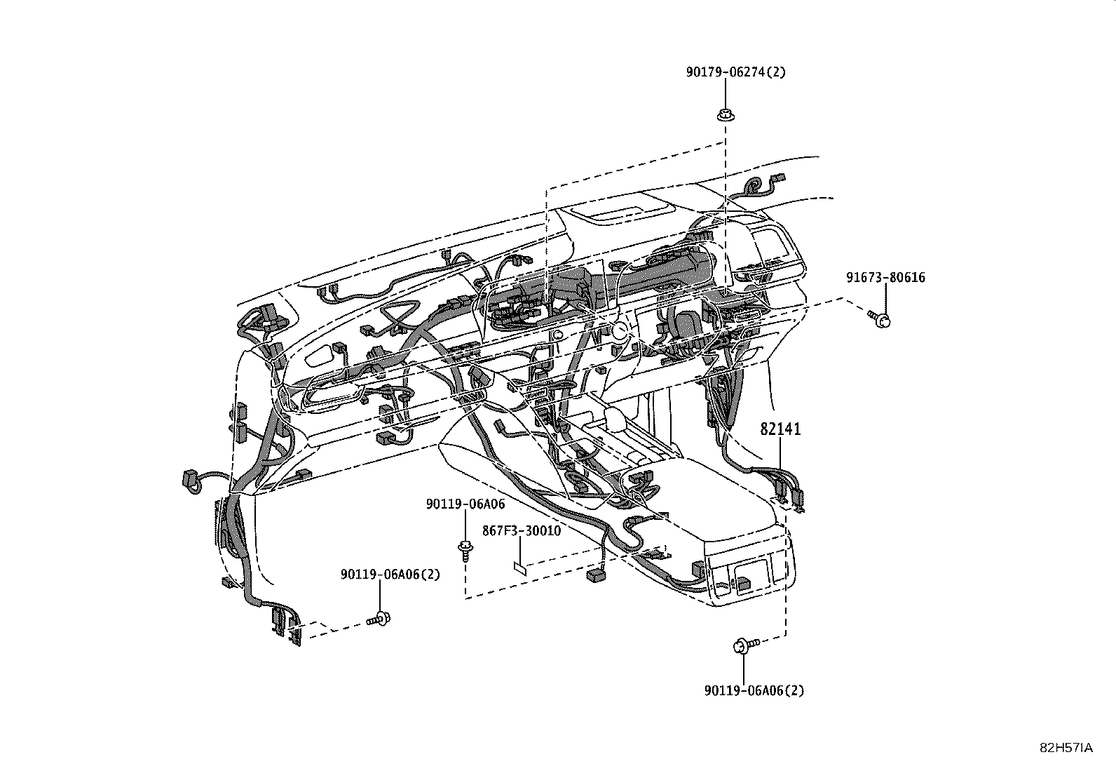 82817-3AS30 PROTECTOR, WIRING HARNESS, NO.4 product image