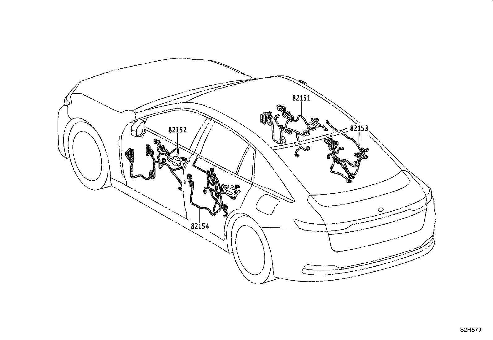 82817-3AE50 PROTECTOR, WIRING HARNESS, NO.5 product image