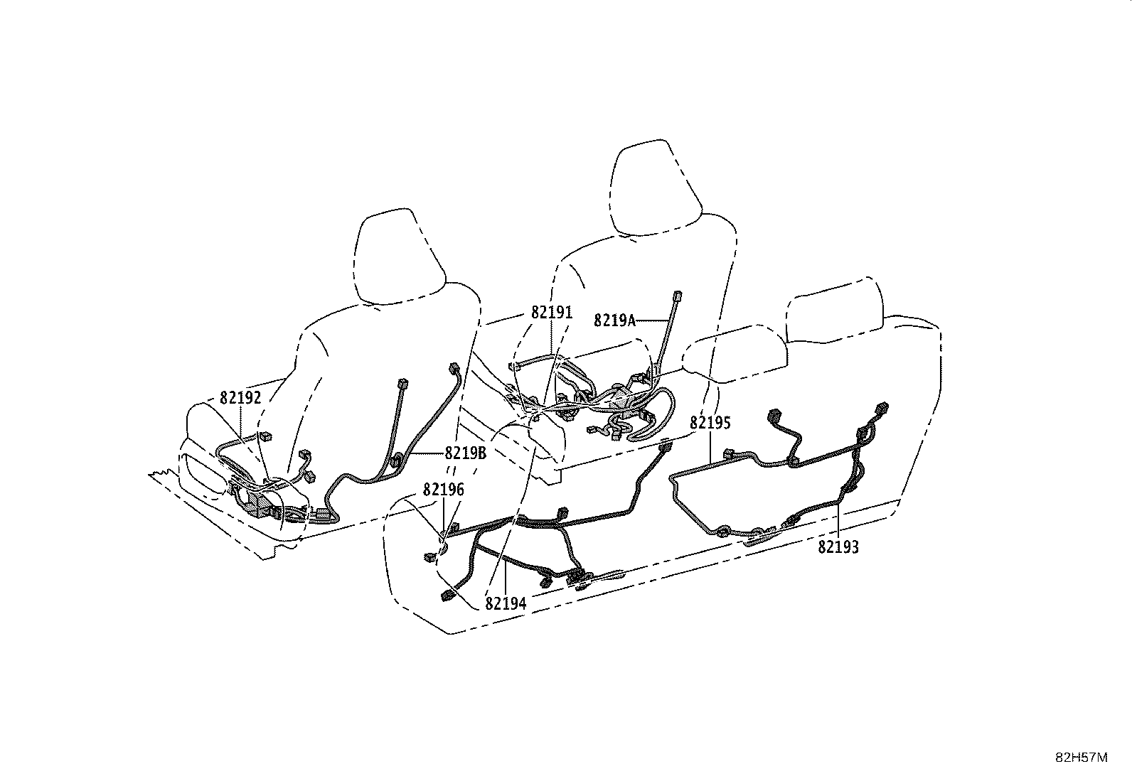 82817-3AS30 PROTECTOR, WIRING HARNESS, NO.4 product image
