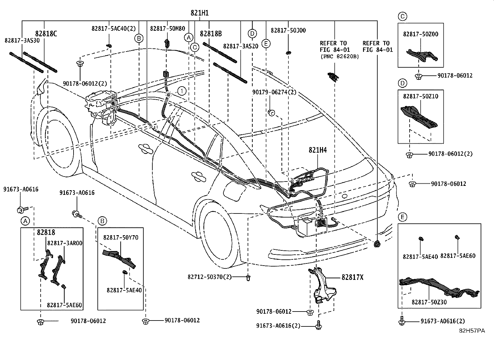 82817-3AS30 PROTECTOR, WIRING HARNESS, NO.4 product image