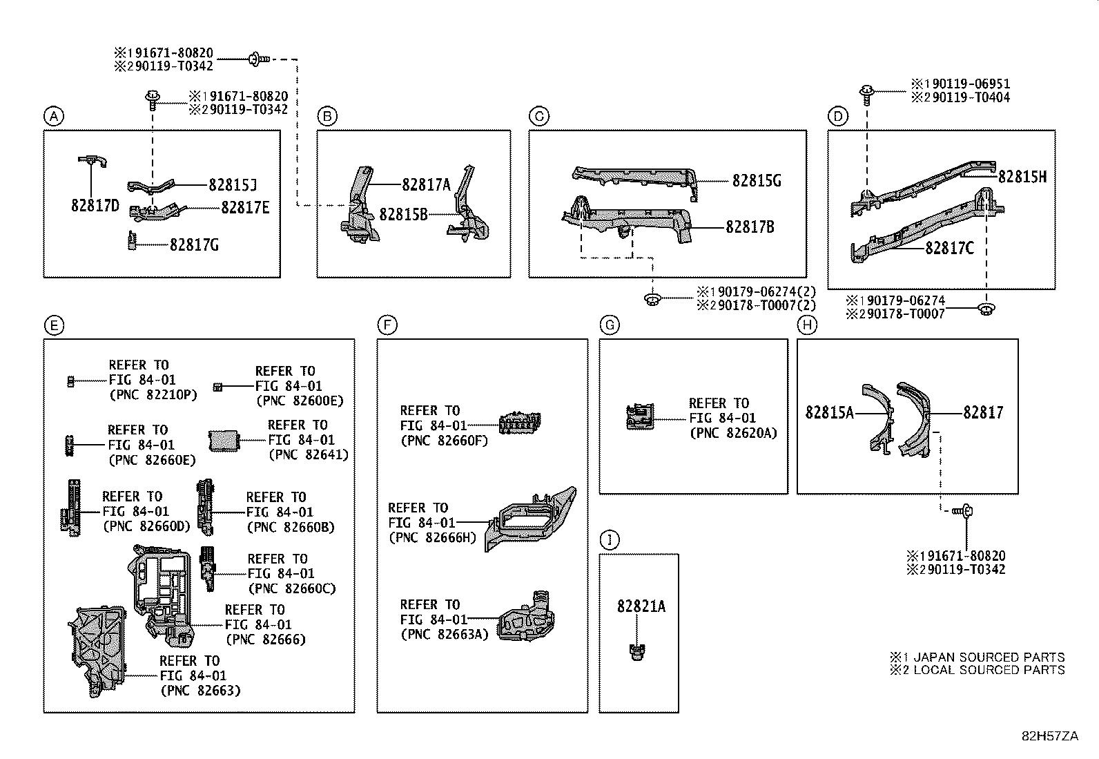 82140-0A040 WIRE, INSTRUMENT PANEL, NO.2 product image