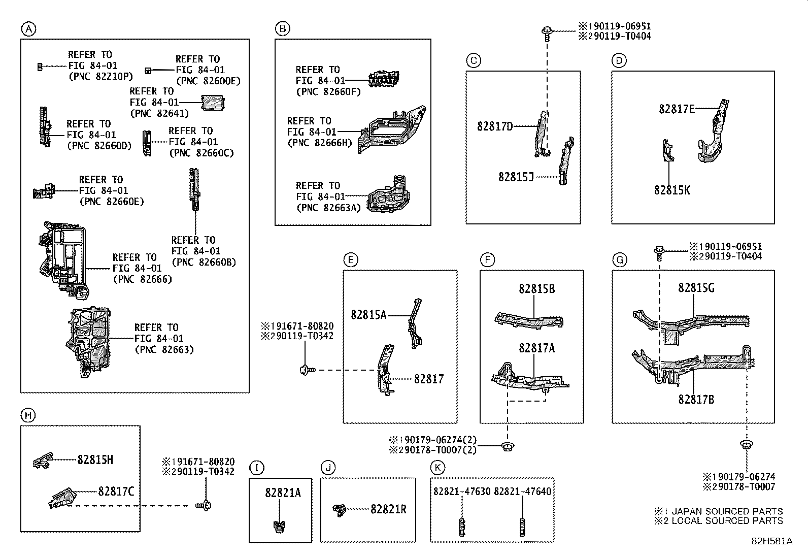 82140-0A040 WIRE, INSTRUMENT PANEL, NO.2 product image