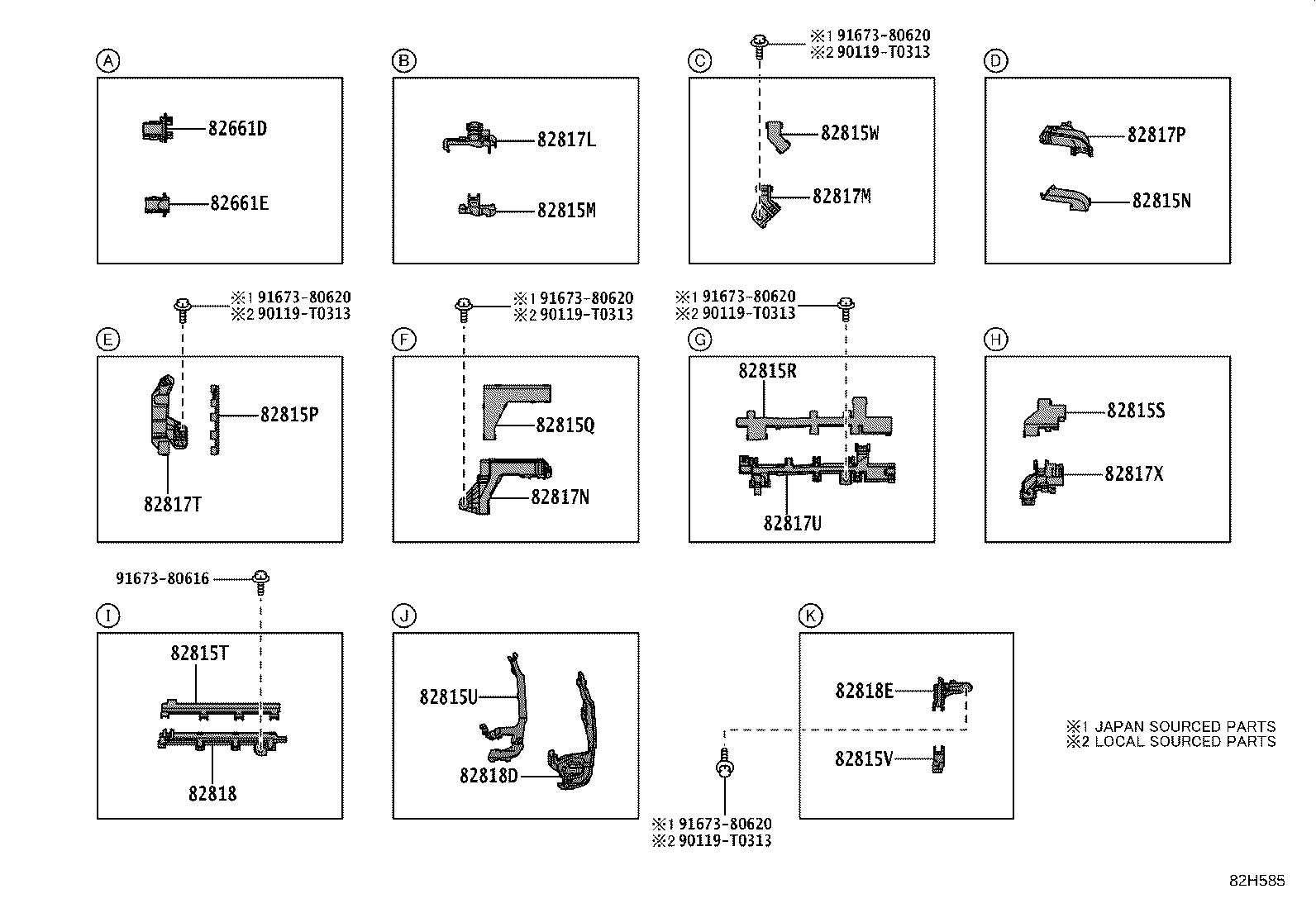 82140-0A040 WIRE, INSTRUMENT PANEL, NO.2 product image