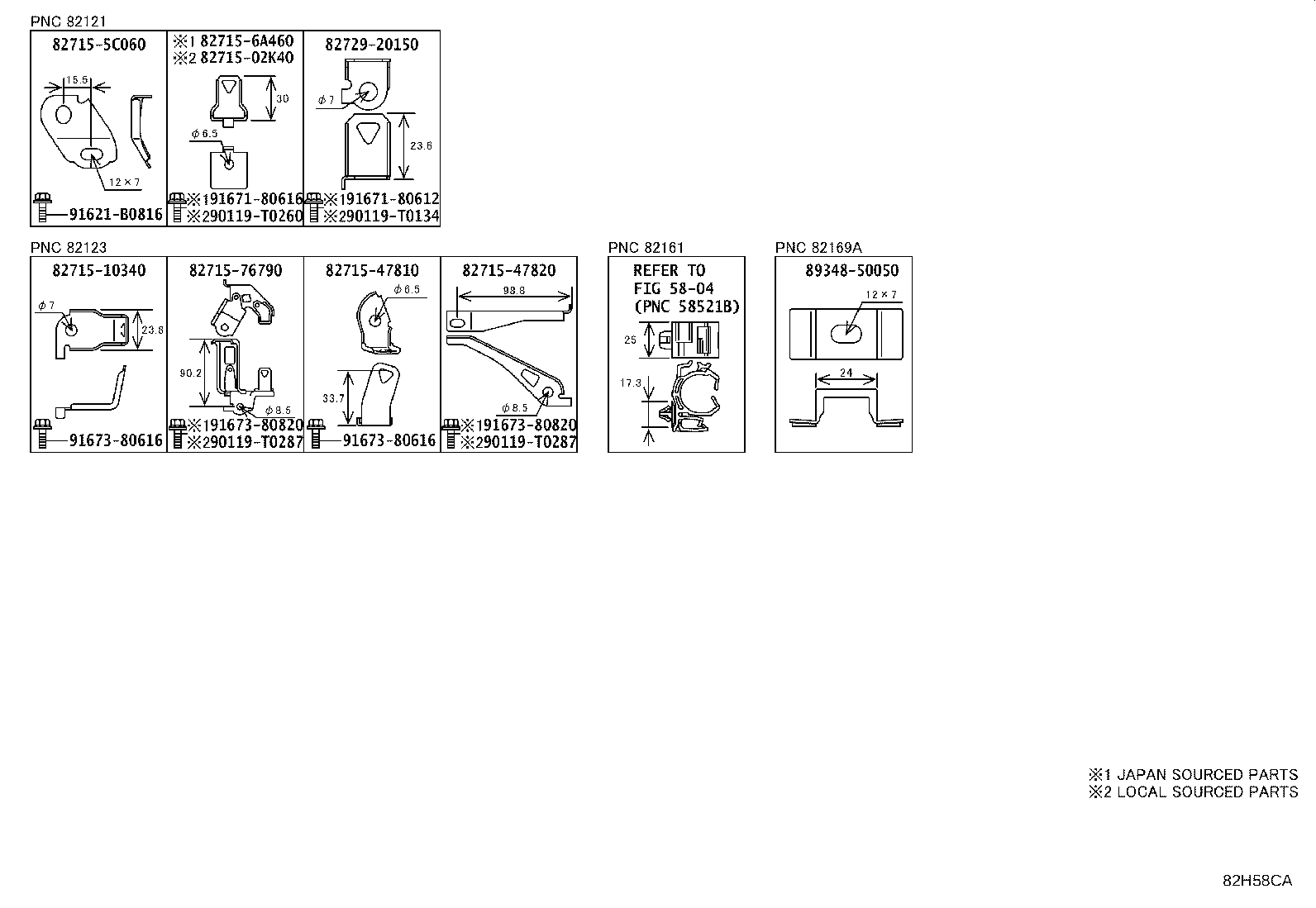 82140-0A040 WIRE, INSTRUMENT PANEL, NO.2 product image