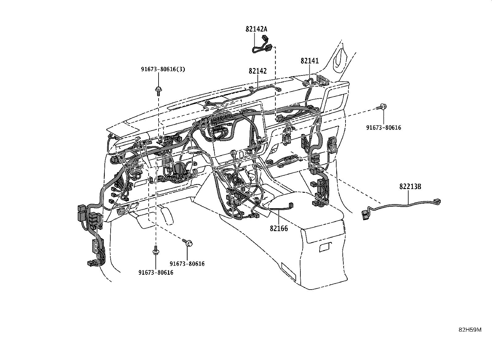 82817-6AW80 PROTECTOR, WIRING HARNESS, NO.2 product image