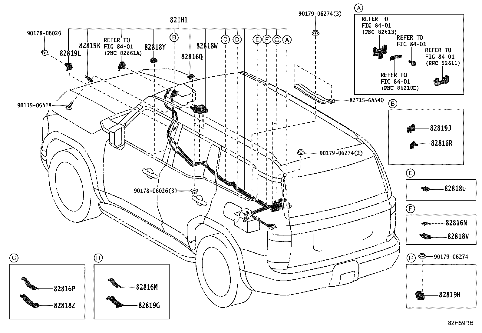 82817-6AW80 PROTECTOR, WIRING HARNESS, NO.2 product image