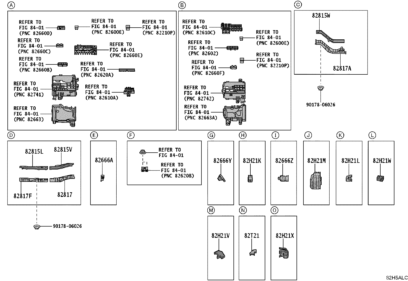 82122-60C30 WIRE, ENGINE, NO.2 product image