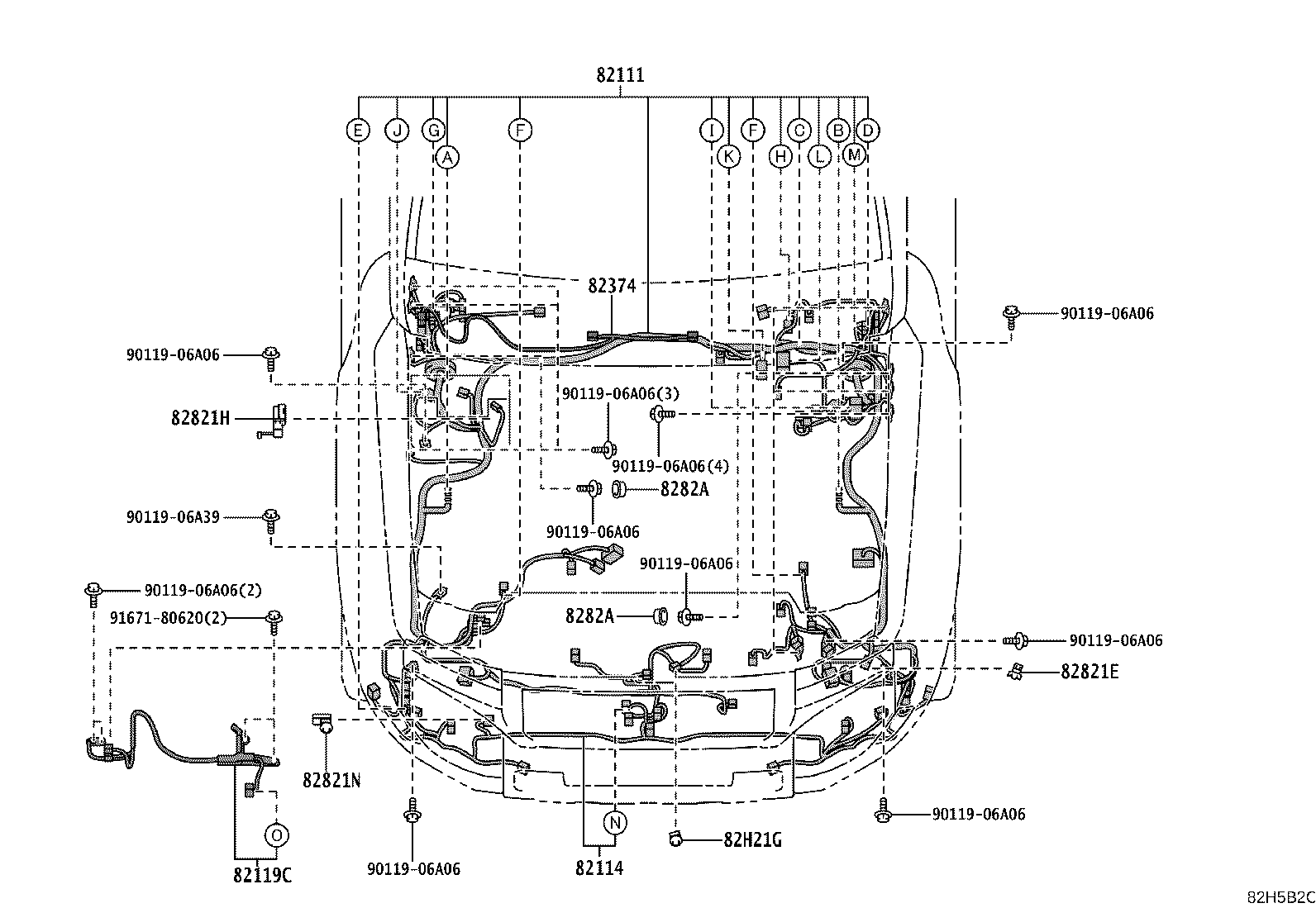 82817-6AW50 PROTECTOR, WIRING HARNESS, NO.1 product image