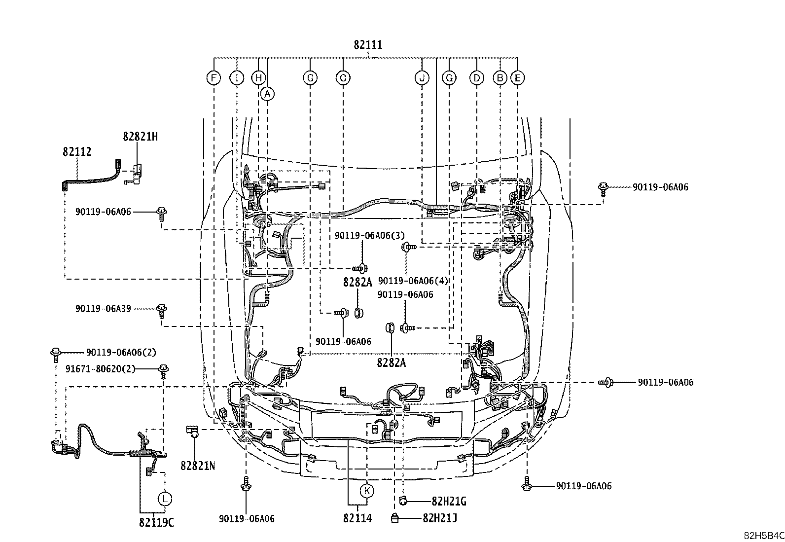 82817-6AW50 PROTECTOR, WIRING HARNESS, NO.1 product image