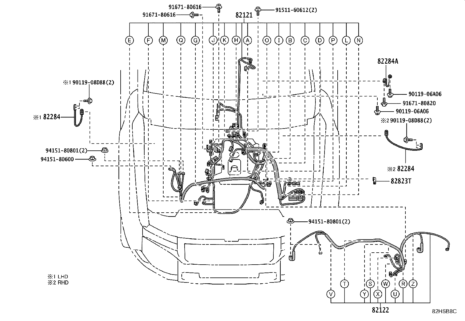 82817-6AW50 PROTECTOR, WIRING HARNESS, NO.1 product image