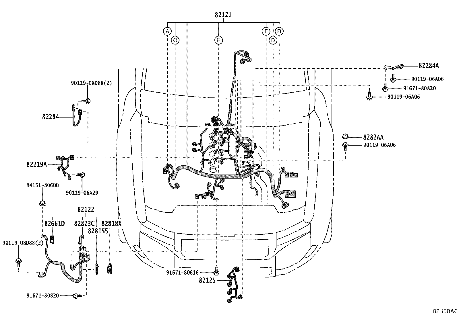 82817-6AW50 PROTECTOR, WIRING HARNESS, NO.1 product image