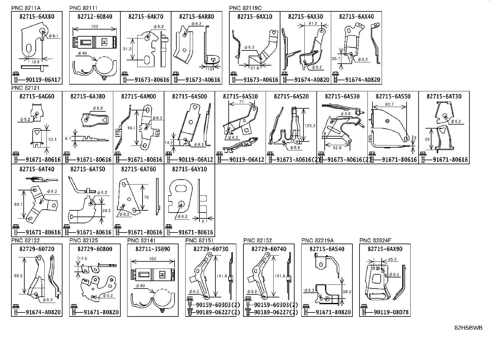Thumbnail 9 for 82817-6AX30