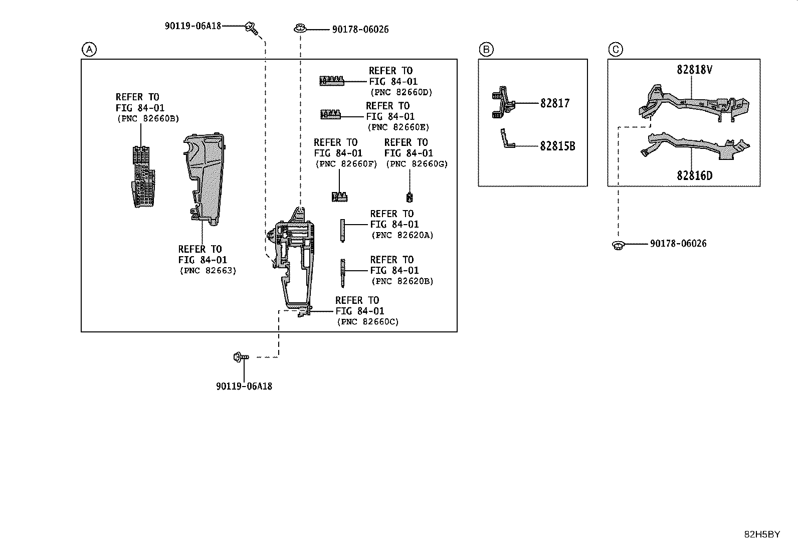 82817-V2B50 PROTECTOR, WIRING HARNESS, NO.1 product image