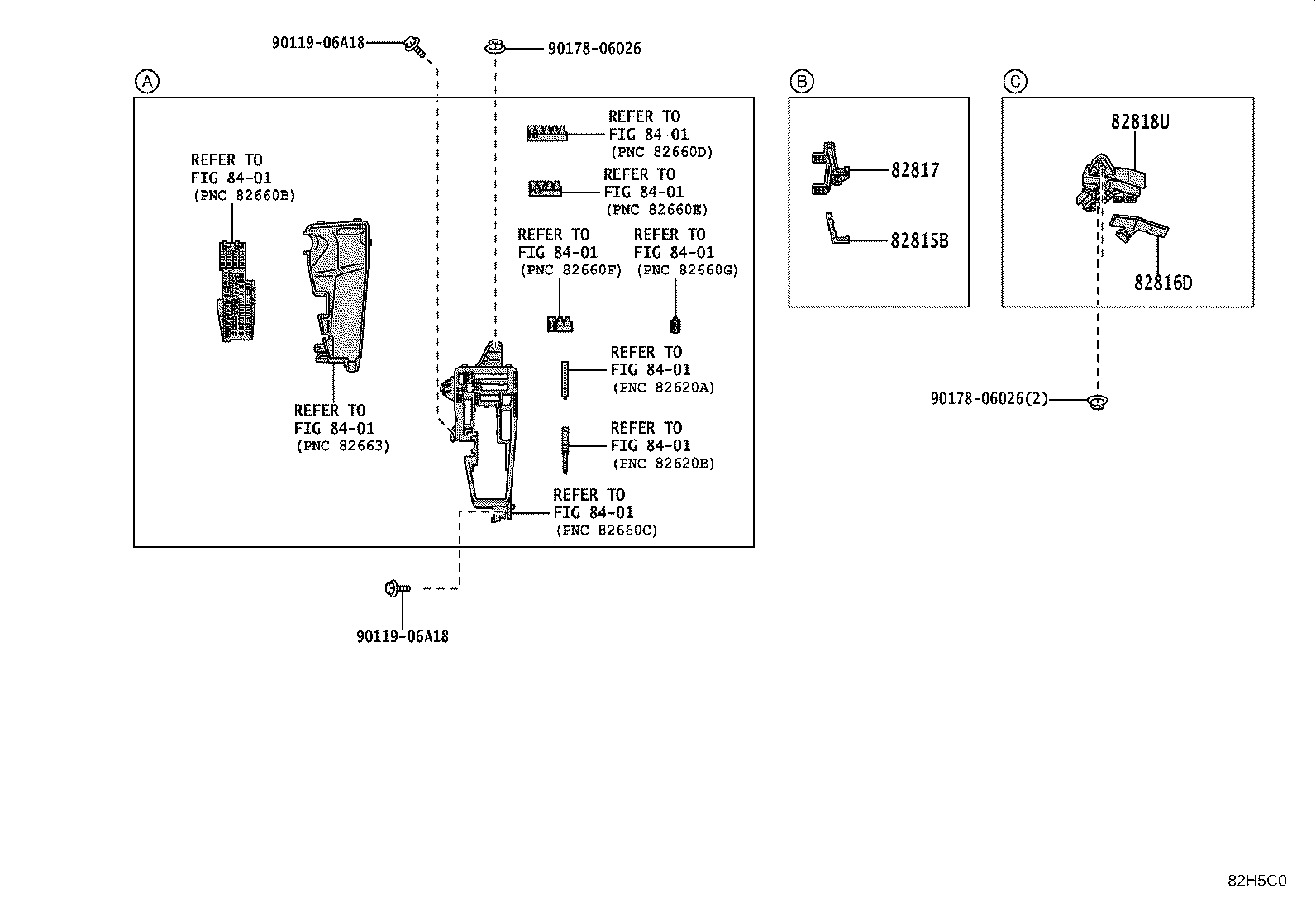 82817-V2B50 PROTECTOR, WIRING HARNESS, NO.1 product image