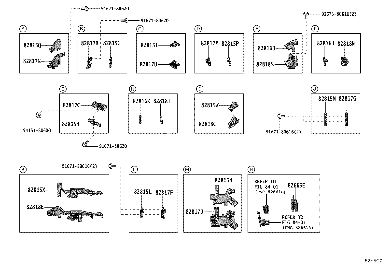 82817-V2B50 PROTECTOR, WIRING HARNESS, NO.1 product image