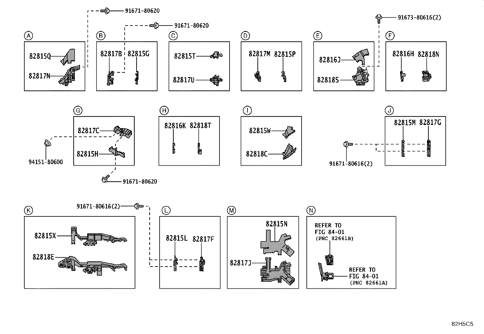 82817-V2B50 PROTECTOR, WIRING HARNESS, NO.1 product image