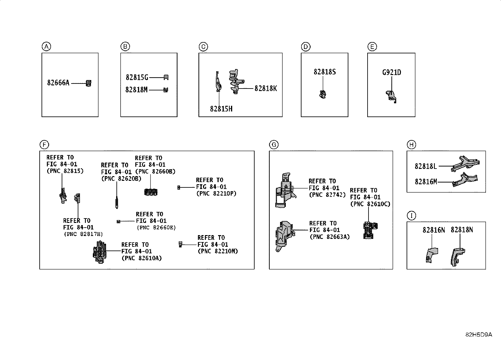 82140-52220 WIRE, INSTRUMENT PANEL, NO.2 product image