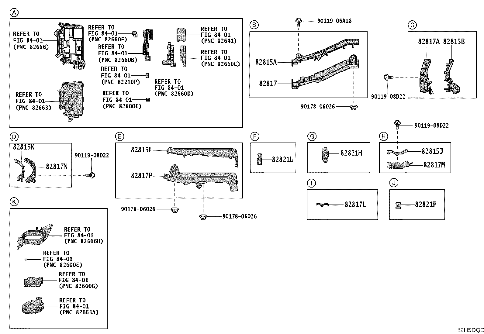 82817-12N70 PROTECTOR, WIRING HARNESS, NO.2 product image