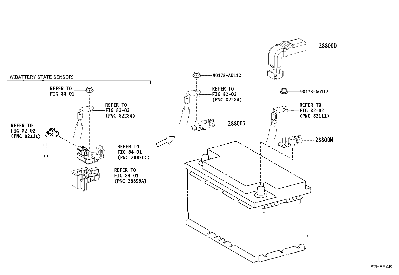 Toyota 28885-F0150 HOSE, BATTERY