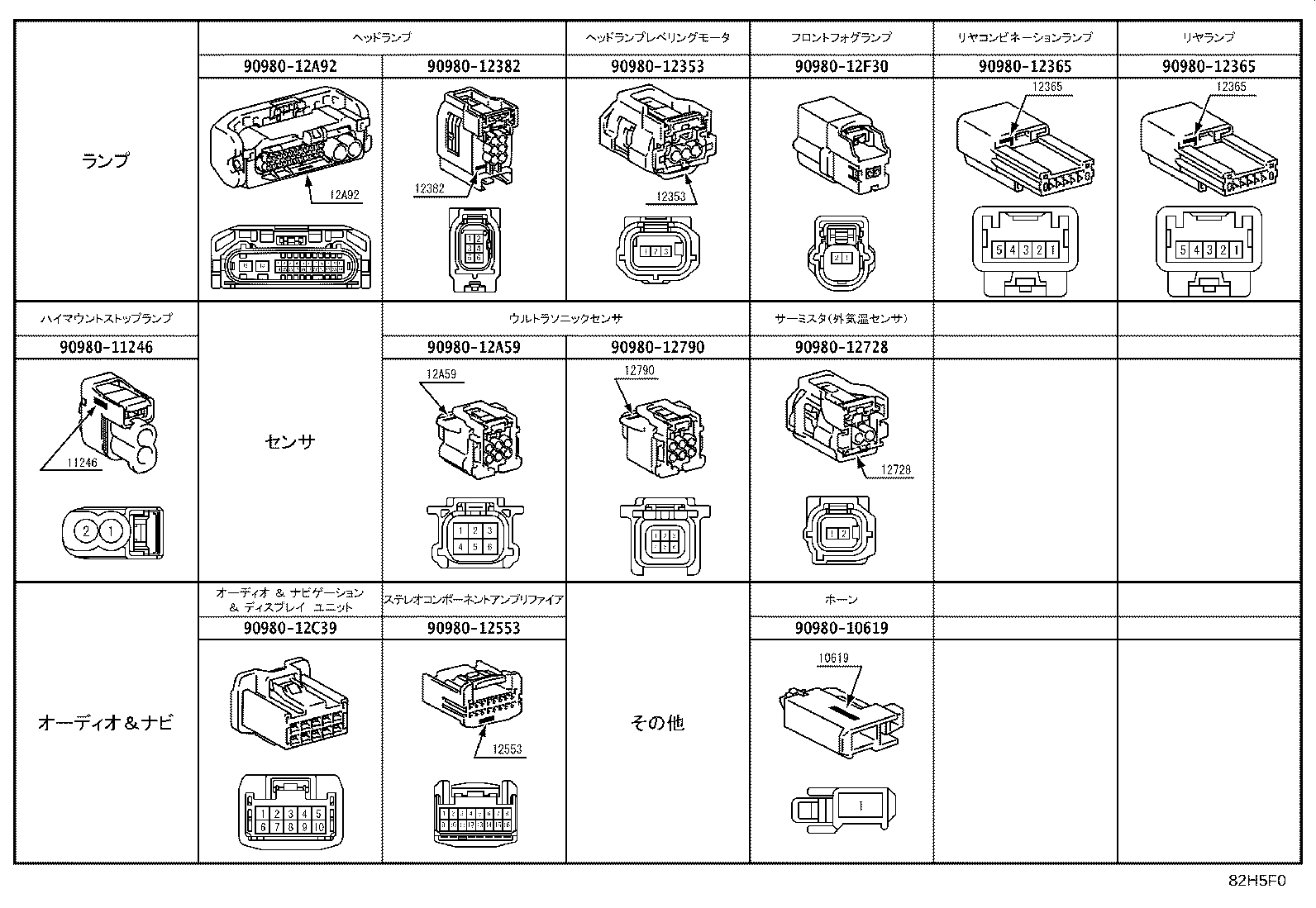 82169-52050 WIRE, FLOOR, NO.6 product image