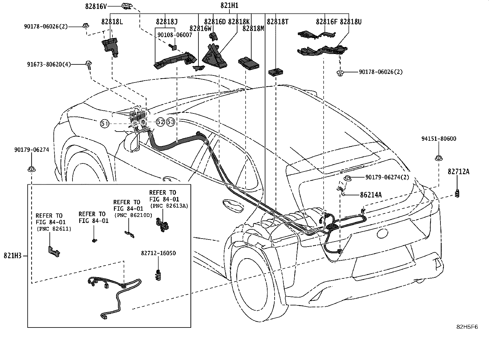 82111-76Z91 WIRE, MOTOR COMPARTMENT, MAIN product image