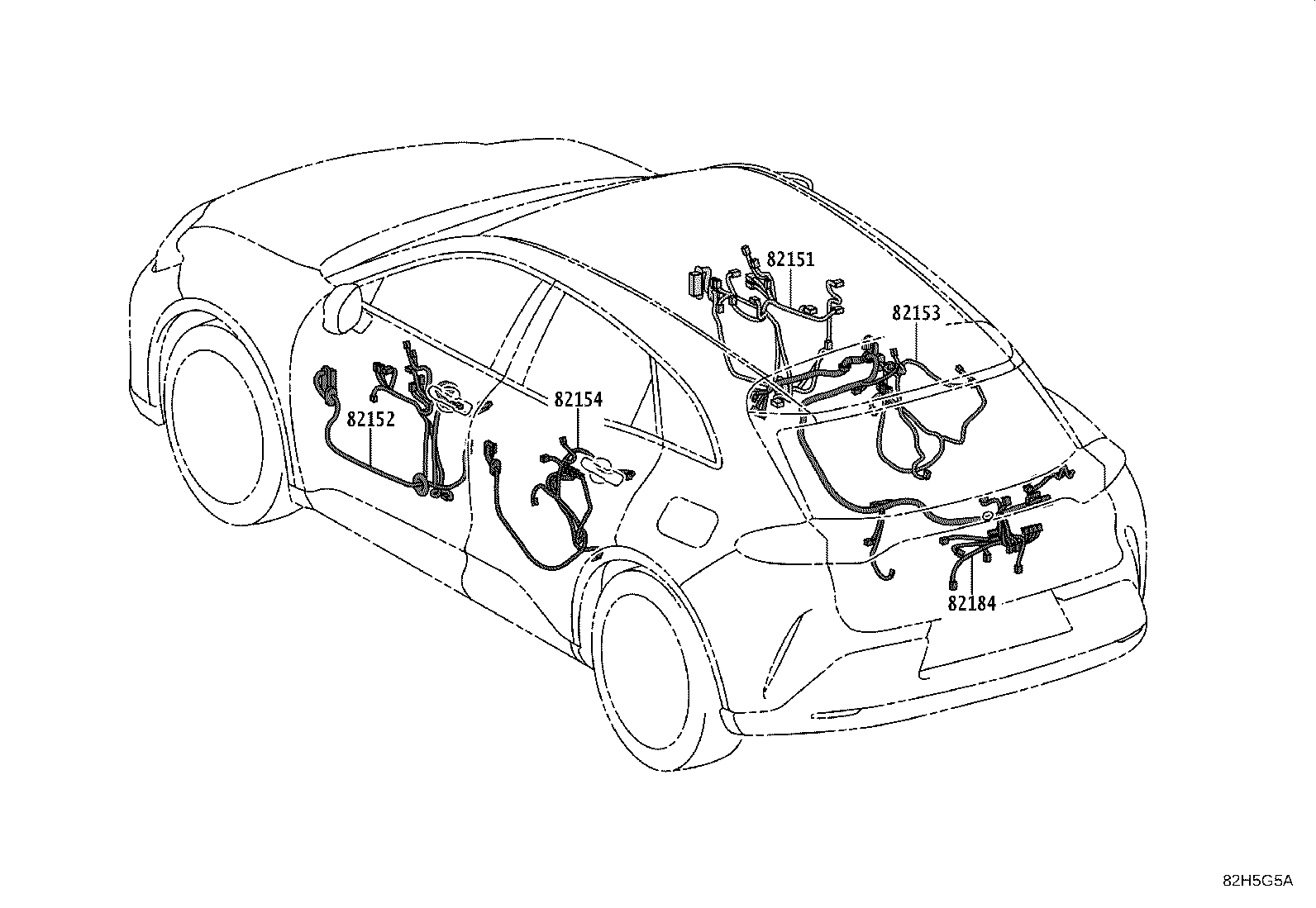 Toyota 82161-3FN20 WIRE, FLOOR