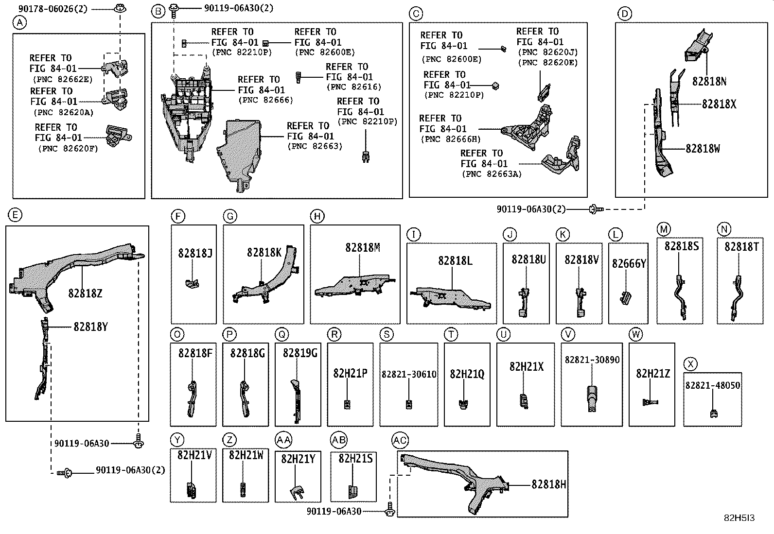 82817-3AS30 PROTECTOR, WIRING HARNESS, NO.4 product image