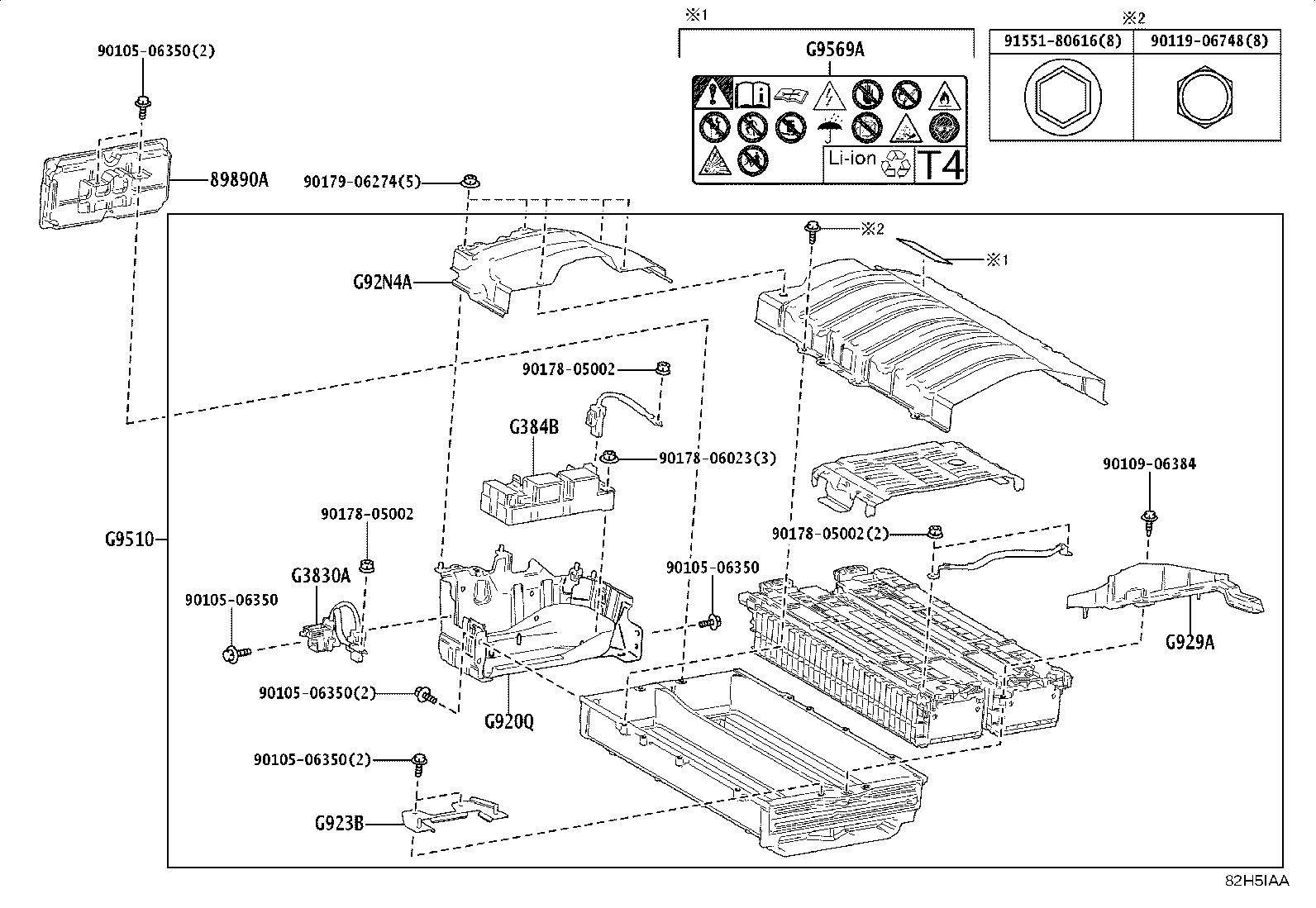 G9510-0W021 BATTERY ASSY, EV SUPPLY product image