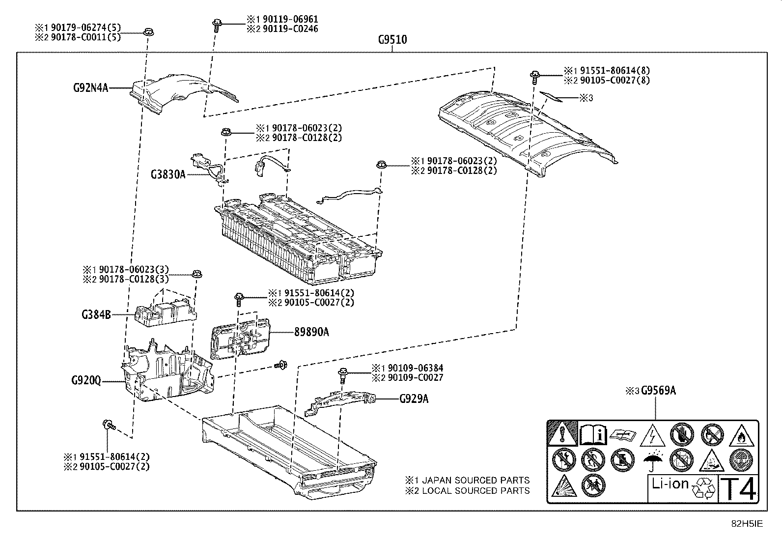 89890-06010 COMPUTER ASSY, BATTERY product image