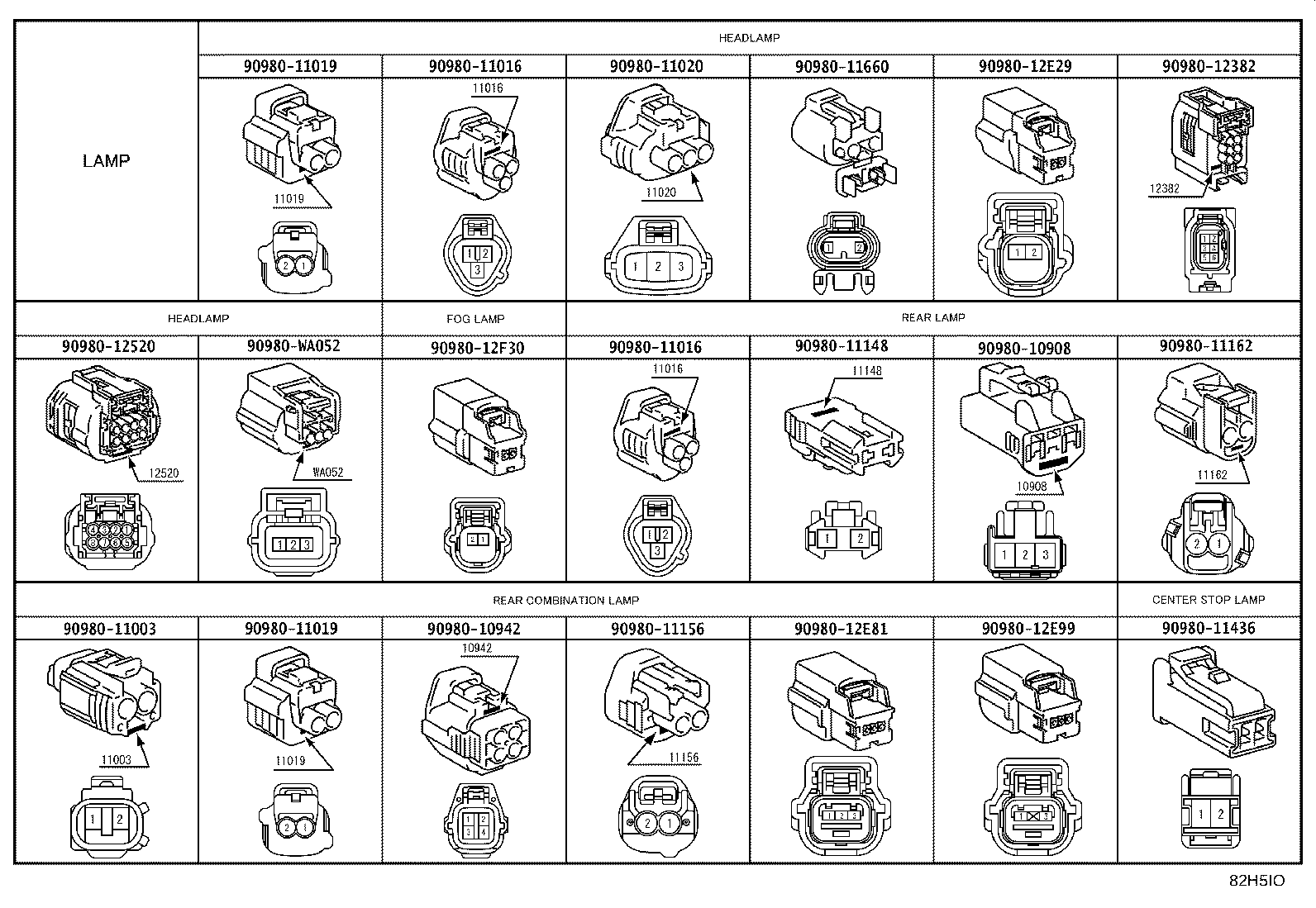 82140-0A040 WIRE, INSTRUMENT PANEL, NO.2 product image