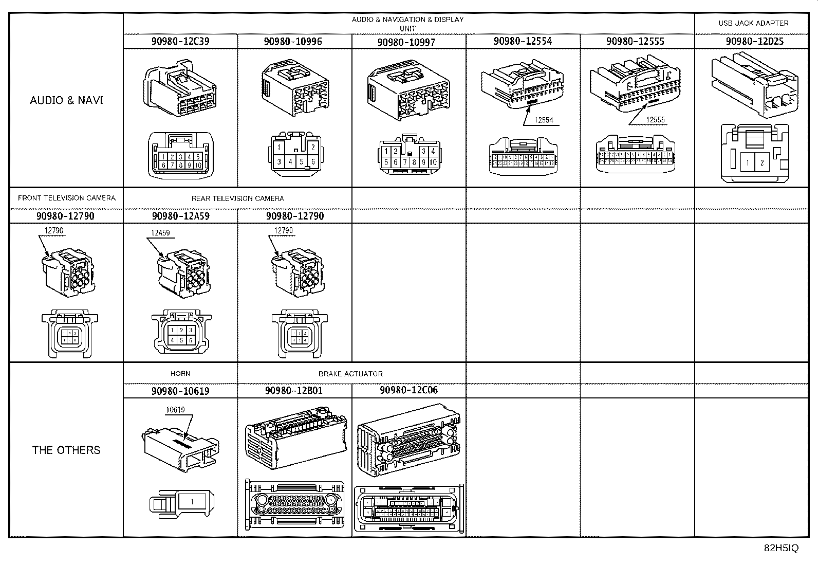 82140-0A040 WIRE, INSTRUMENT PANEL, NO.2 product image