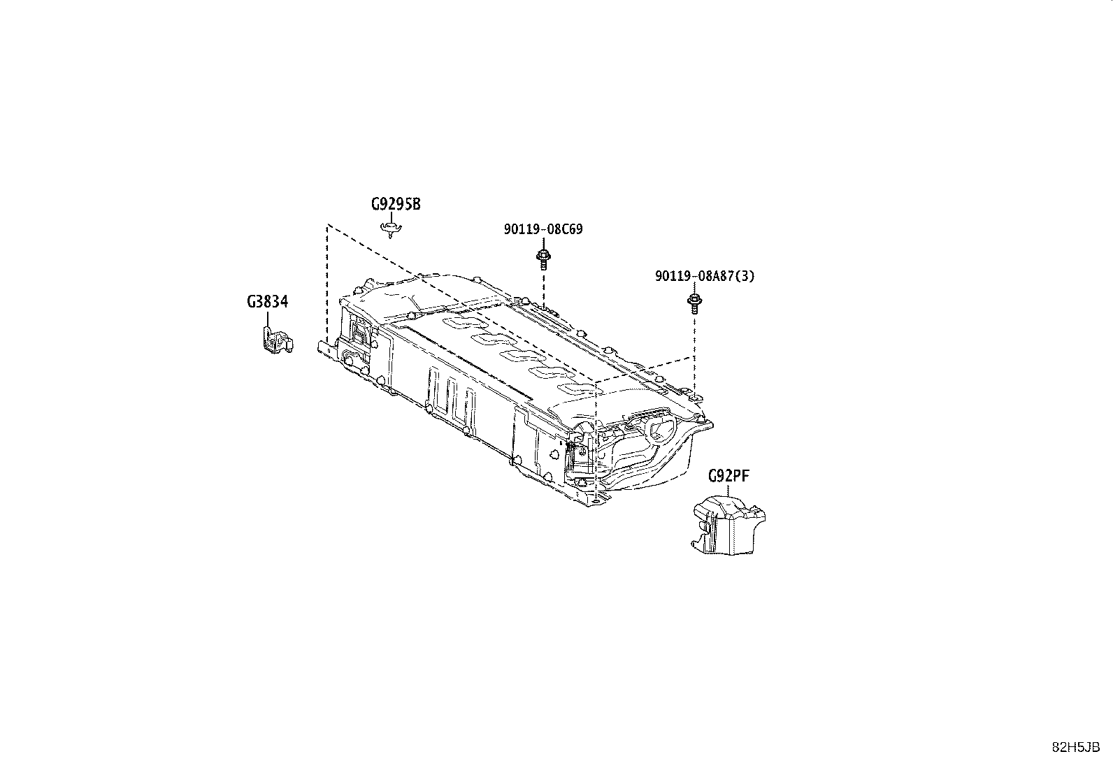 28899-0T040 INSULATOR, BATTERY product image