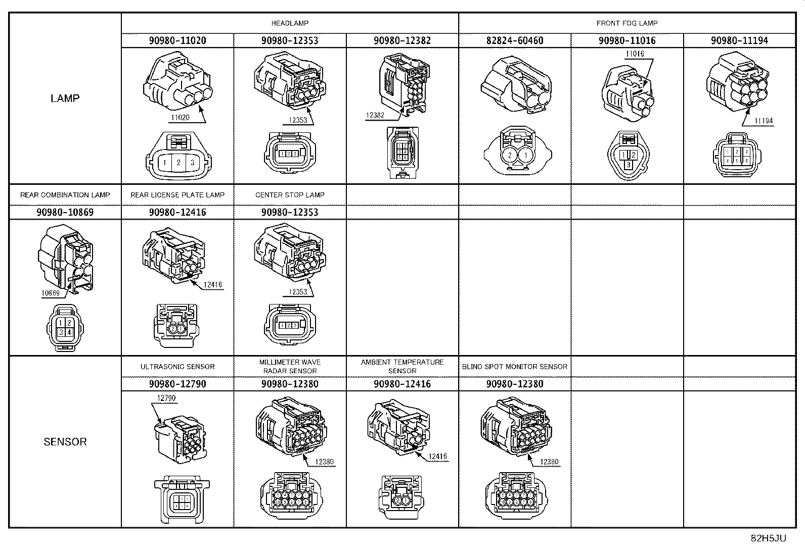 82817-04650 PROTECTOR, WIRING HARNESS, NO.2 product image