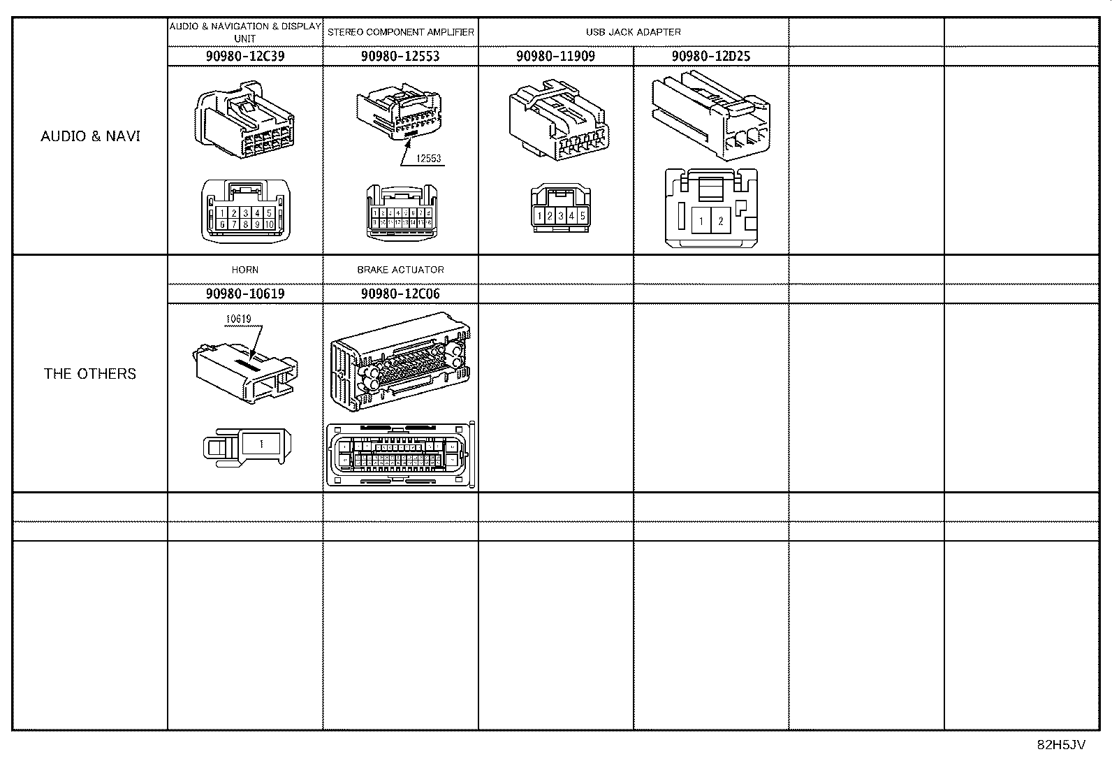 82817-04650 PROTECTOR, WIRING HARNESS, NO.2 product image